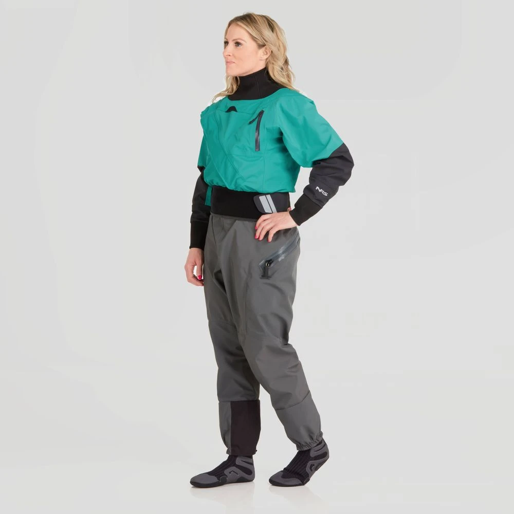 NRS Women's Crux Dry Suit 6 NRS Women's Crux Dry Suit - Image 4