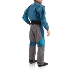 NRS Men's Crux Dry Suit - Closeout 26 NRS Men's Crux Dry Suit - Closeout -Outdoor Sports 22533 04 Poseidon Model Back 062320 1000x1000