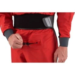 NRS Men's Crux Dry Suit - Closeout 37 NRS Men's Crux Dry Suit - Closeout -Outdoor Sports 22533 04 Salsa Lg ReliefZipper 062320 1000x1000