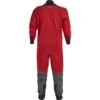 NRS Men's Explorer Semi-Dry Suit -Outdoor Sports 22534 04 Red Lg Back 062822 1000x1000