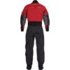 NRS Men's Pivot Dry Suit -Outdoor Sports 22536 03 Red Large Back 062822 1000x1000