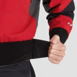 NRS Men's Pivot Dry Suit -Outdoor Sports 22536 03 Red Model Waist 062822 1000x1000