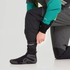 NRS Women's Pivot Dry Suit 29 NRS Women's Pivot Dry Suit -Outdoor Sports 22537 03 JadeLime Model Ankle 061722 1000x1000