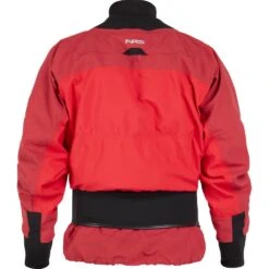 NRS Men's Rev GORE-TEX Pro Dry Top -Outdoor Sports 22541 01 Red Large Back 111921 1000x1000