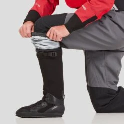 NRS Men's Recoil GORE-TEX Pro Dry Bib -Outdoor Sports 22545 01 Gray Model Cuff 102121 1000x1000