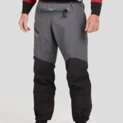 NRS Men's Recoil GORE-TEX Pro Dry Bib -Outdoor Sports 22545 01 Gray Model FrontCrop 102121 1000x1000