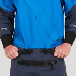 NRS Men's Nomad GORE-TEX Pro Semi-Dry Suit 11 NRS Men's Nomad GORE-TEX Pro Semi-Dry Suit -Outdoor Sports 22548 01 Blue Model Waist 102121 1000x1000