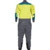 NRS Women's Nomad GORE-TEX Pro Semi-Dry Suit -Outdoor Sports 22549 01 Chartreuse Med Back 092421 1000x1000