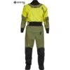NRS Men's Axiom GORE-TEX Pro Dry Suit -Outdoor Sports 22550 01 Chartreuse Lg FrontLogo 092821 1000x1000