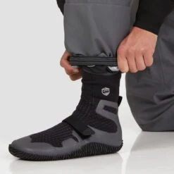 NRS Men's Navigator GORE-TEX Pro Semi-Dry Suit -Outdoor Sports 22553 01 Chartreuse Model Ankle 092821 1000x1000