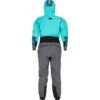 NRS Women's Navigator GORE-TEX Pro Semi-Dry Suit 1 NRS Women's Navigator GORE-TEX Pro Semi-Dry Suit -Outdoor Sports 22554 01 Aqua Med Back 092421 1000x1000