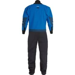 NRS Men's Foray Dry Suit 36 NRS Men's Foray Dry Suit -Outdoor Sports 22555 01 Blue Lg Back 062822 1000x1000