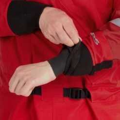 NRS Women's Foray Dry Suit -Outdoor Sports 22556 01 Red Model WristGasket 061722 1000x1000