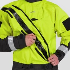 NRS Extreme SAR GTX Dry Suit -Outdoor Sports 22560 01 SafetyYellow Model EntryZipper 111021 1000x1000