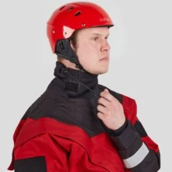 NRS Ascent SAR GTX Dry Suit -Outdoor Sports 22562 01 Red Model NeckClosure 111021 1000x1000