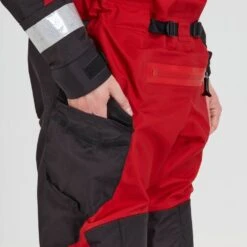 NRS Ascent SAR GTX Dry Suit -Outdoor Sports 22562 01 Red Model Pocket 111021 1000x1000