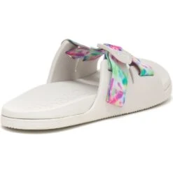 Chaco Women's Chillos Slide | NRS -Outdoor Sports 34052 01 lighttiedye na back 011521 1000x1000