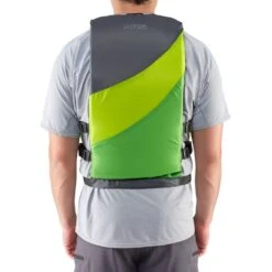 NRS Crew Universal PFD -Outdoor Sports 40003 03 Green Model Back 011019 1000x1000