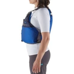 NRS Vista PFD -Outdoor Sports 40005 03 Blue FemaleModel Side 121619 1000x1000