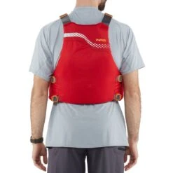 NRS Vista PFD -Outdoor Sports 40005 03 Red Model Back 121619 1000x1000