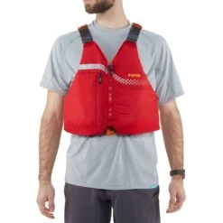 NRS Vista PFD -Outdoor Sports 40005 03 Red Model Front 121619 1000x1000