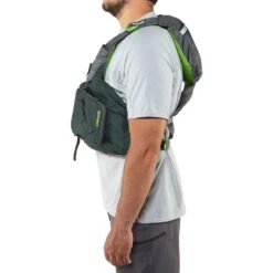 NRS Chinook Fishing PFD - Closeout -Outdoor Sports 40009 04 Bayberry Model Side 071818 1000x1000