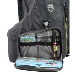 NRS Chinook Fishing PFD - Closeout -Outdoor Sports 40009 04 Charcoal DeckedOut LeftPocket 081718 1000x1000
