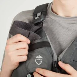 NRS Chinook Fishing PFD -Outdoor Sports 40009 05 Charcoal Model Garage 041522 1000x1000