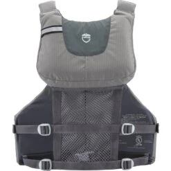 NRS Chinook Fishing PFD -Outdoor Sports 40009 05 Silver na Back 060622 1000x1000