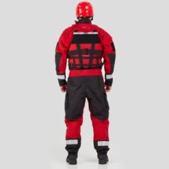 NRS Rapid Rescuer PFD -Outdoor Sports 40025 02 Red Model Back 111821 1000x1000