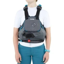 NRS Zen Rescue PFD 35 NRS Zen Rescue PFD -Outdoor Sports 40030 02 CharcoalTeal Model Front 070819 1000x1000