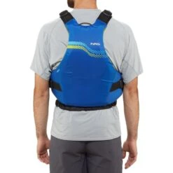 NRS Vapor PFD 37 NRS Vapor PFD -Outdoor Sports 40034 02 Blue Model Back 062019 1000x1000