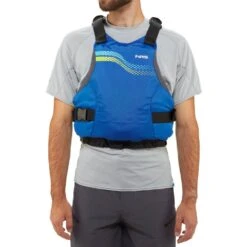 NRS Vapor PFD 34 NRS Vapor PFD -Outdoor Sports 40034 02 Blue Model Front 062019 1000x1000