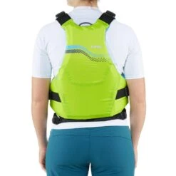 NRS Vapor PFD 41 NRS Vapor PFD -Outdoor Sports 40034 02 Green Model Back 070819 1000x1000