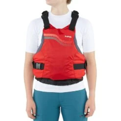 NRS Vapor PFD 30 NRS Vapor PFD -Outdoor Sports 40034 02 Red Model Front 070819 1000x1000