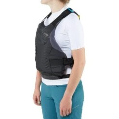 NRS Women's Siren PFD - Closeout 24 NRS Women's Siren PFD - Closeout -Outdoor Sports 40036 03 Black Model Left 070819 1000x1000