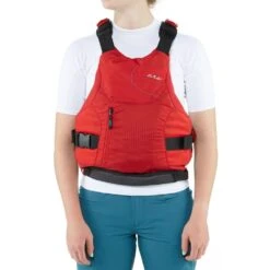 NRS Women's Siren PFD - Closeout 19 NRS Women's Siren PFD - Closeout -Outdoor Sports 40036 03 Red Model Front 070819 1000x1000