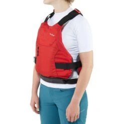 NRS Women's Siren PFD - Closeout 20 NRS Women's Siren PFD - Closeout -Outdoor Sports 40036 03 Red Model Left 070819 1000x1000