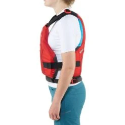 NRS Women's Siren PFD - Closeout 21 NRS Women's Siren PFD - Closeout -Outdoor Sports 40036 03 Red Model Side 070819 1000x1000