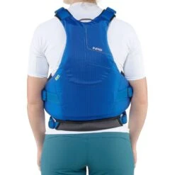 NRS Ion PFD - Closeout -Outdoor Sports 40056 02 Blue Model Back 031320 1000x1000