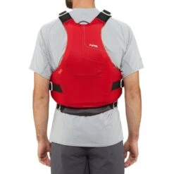 NRS Ion PFD - Closeout -Outdoor Sports 40056 02 Red Model Back 062019 1000x1000