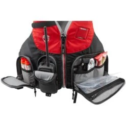 NRS Chinook OS Fishing PFD -Outdoor Sports 40071 01 Red na PocketsFull 123118 1000x1000