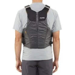 NRS Oso PFD 39 NRS Oso PFD -Outdoor Sports 40072 01 Charcoal Model Back 062119 1000x1000