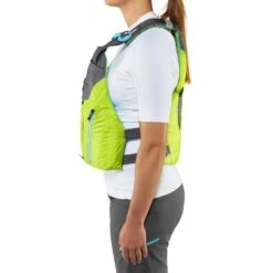 NRS Women's Nora PFD 30 NRS Women's Nora PFD -Outdoor Sports 40073 01 Green Model Side 071818 1000x1000