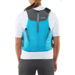 NRS Women's Nora PFD 35 NRS Women's Nora PFD -Outdoor Sports 40073 01 Teal Model Back 071818 1000x1000