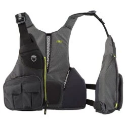 NRS Raku Fishing PFD -Outdoor Sports 40074 01 Charcoal na Open 120418 1000x1000