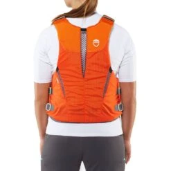 NRS Raku Fishing PFD -Outdoor Sports 40074 01 Orange Model Back 071818 1000x1000
