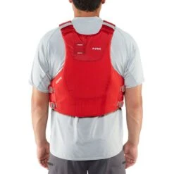 NRS Odyssey PFD -Outdoor Sports 40124 01 Red Model Back 071818 1000x1000