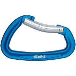 NRS Sliq Bent Gate Carabiner -Outdoor Sports 45193 01 Blue na Closed 101920 1000x1000