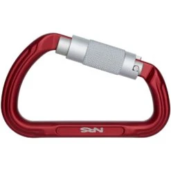 NRS Nuq Twist Lock Carabiner -Outdoor Sports 45194 01 Red na Closed 101920 1000x1000